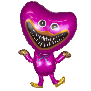 Шар (24''/61 см) Фигура, Зубастики, Зубакисси, Розовый, 1 шт